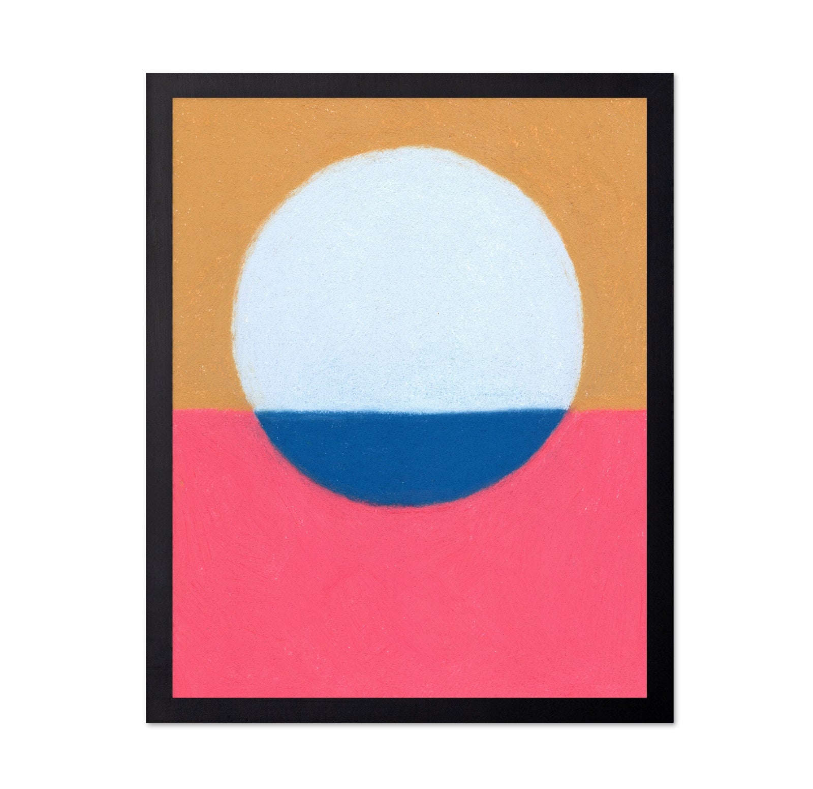 Blue Circle Ochre Pink