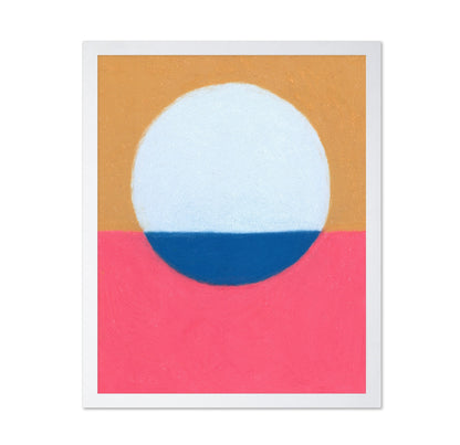 Blue Circle Ochre Pink