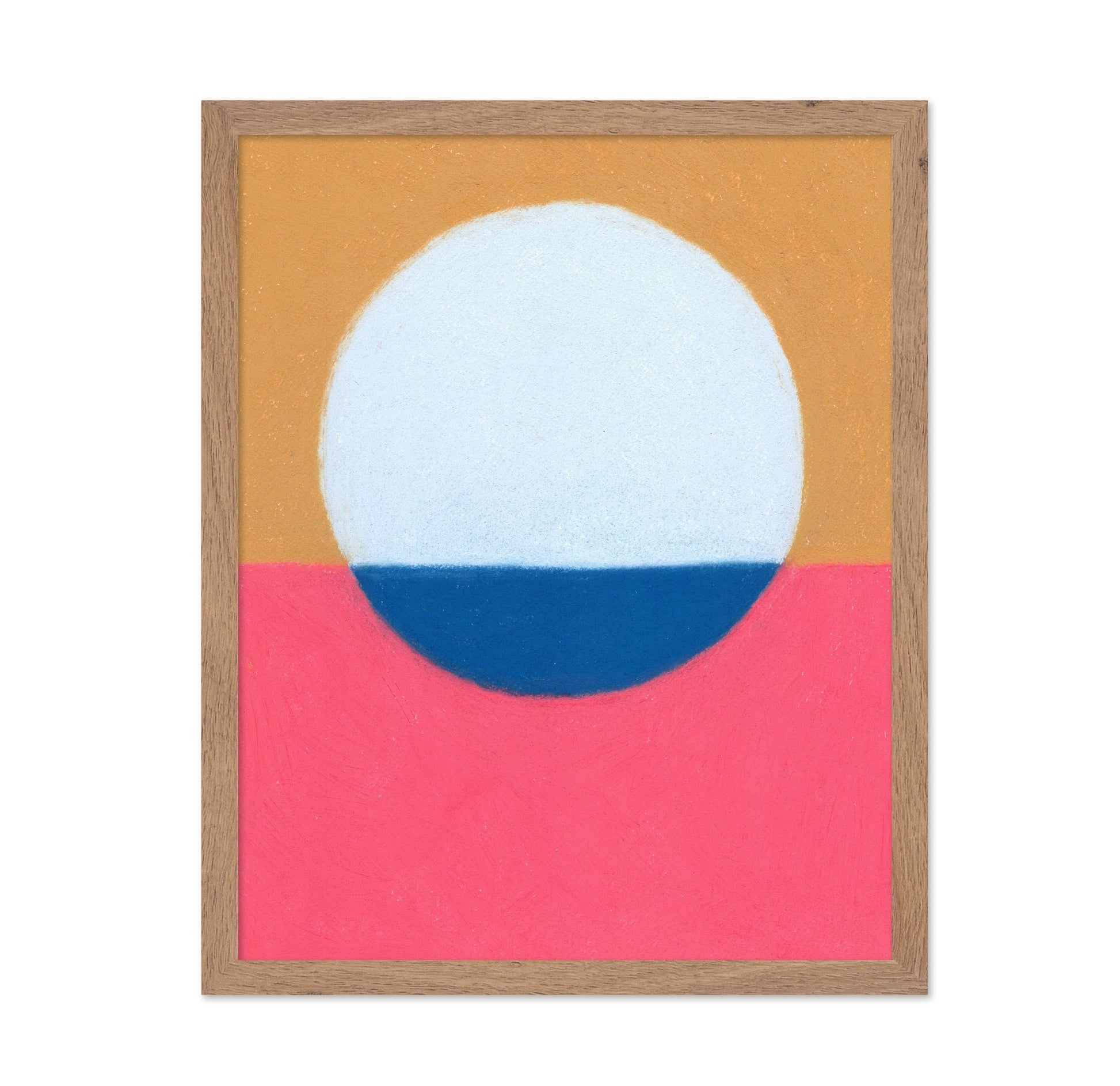 Blue Circle Ochre Pink