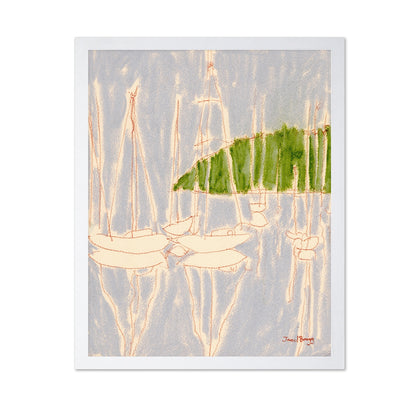 Harbor Reflection Sketch