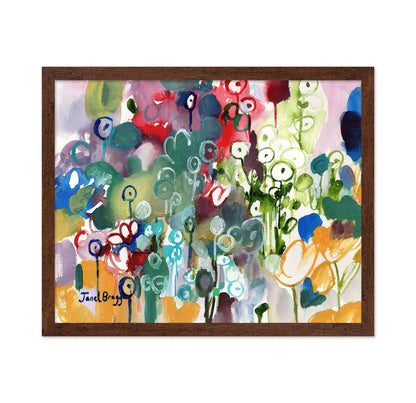 Abstract Flower Garden