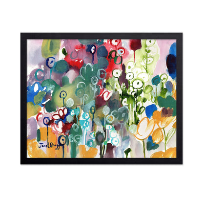 Abstract Flower Garden