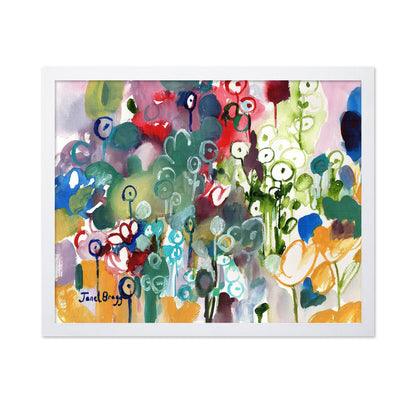 Abstract Flower Garden