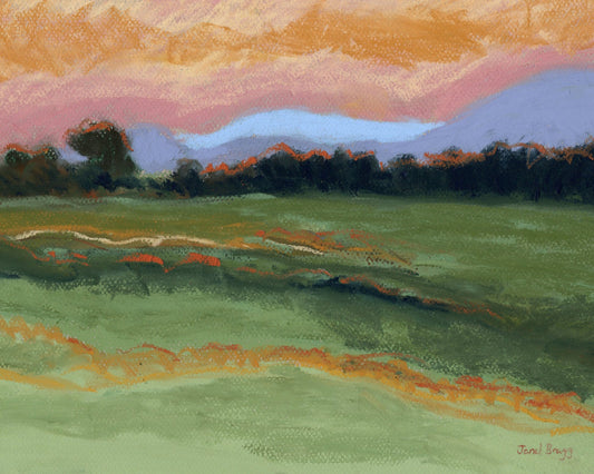Golden Field Dusk