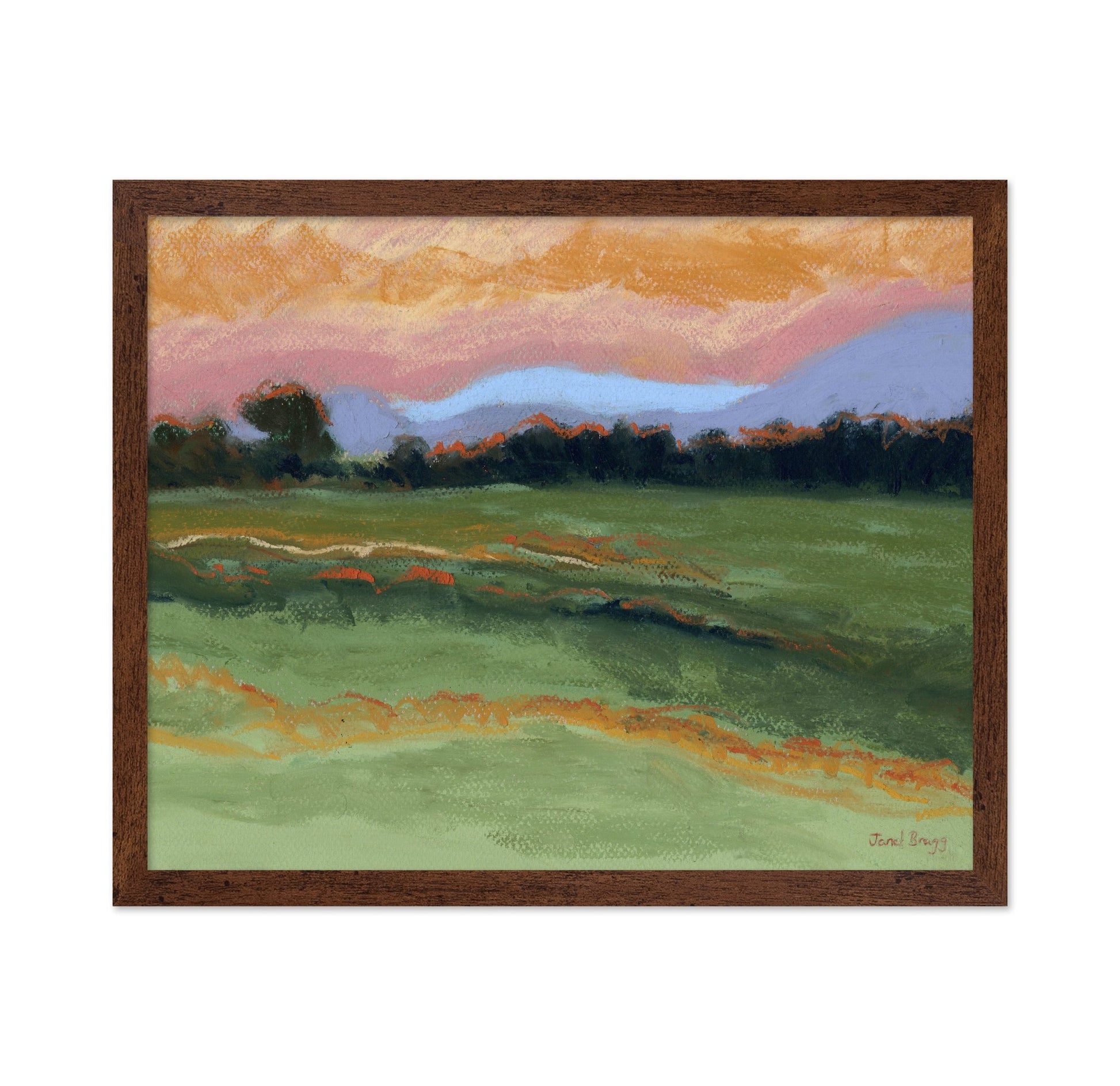 Golden Field Dusk