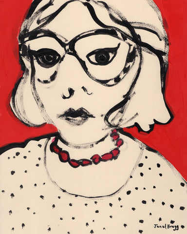 Red Portrait Sketch