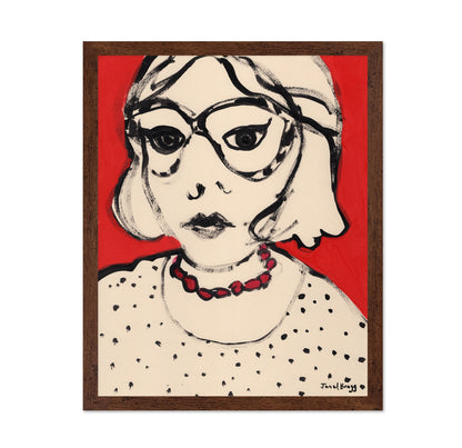 Red Portrait Sketch