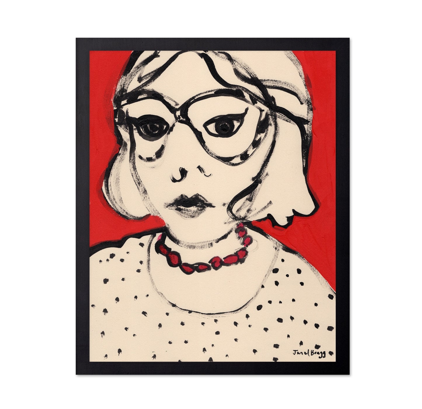 Red Portrait Sketch