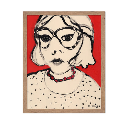 Red Portrait Sketch