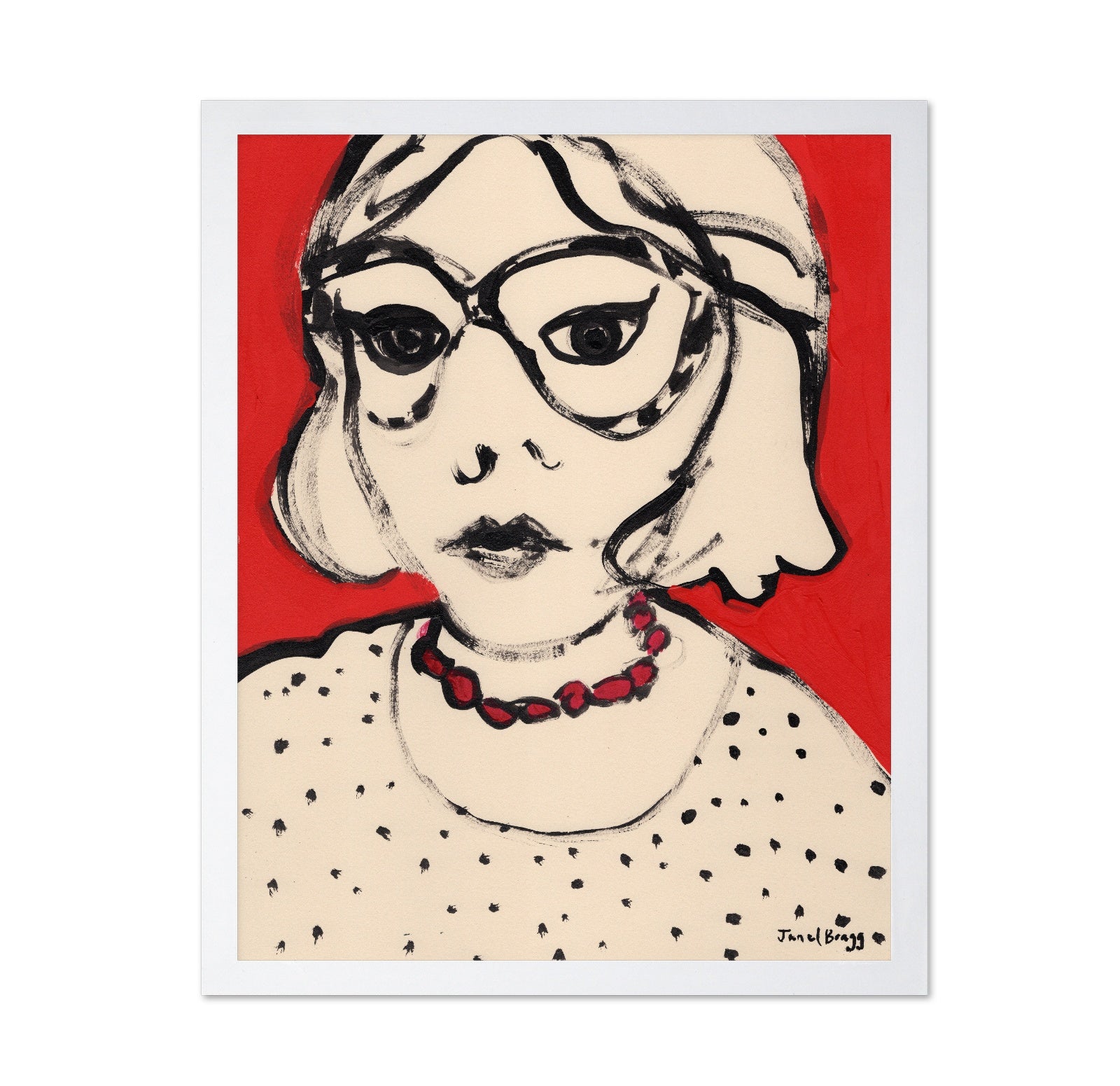 Red Portrait Sketch