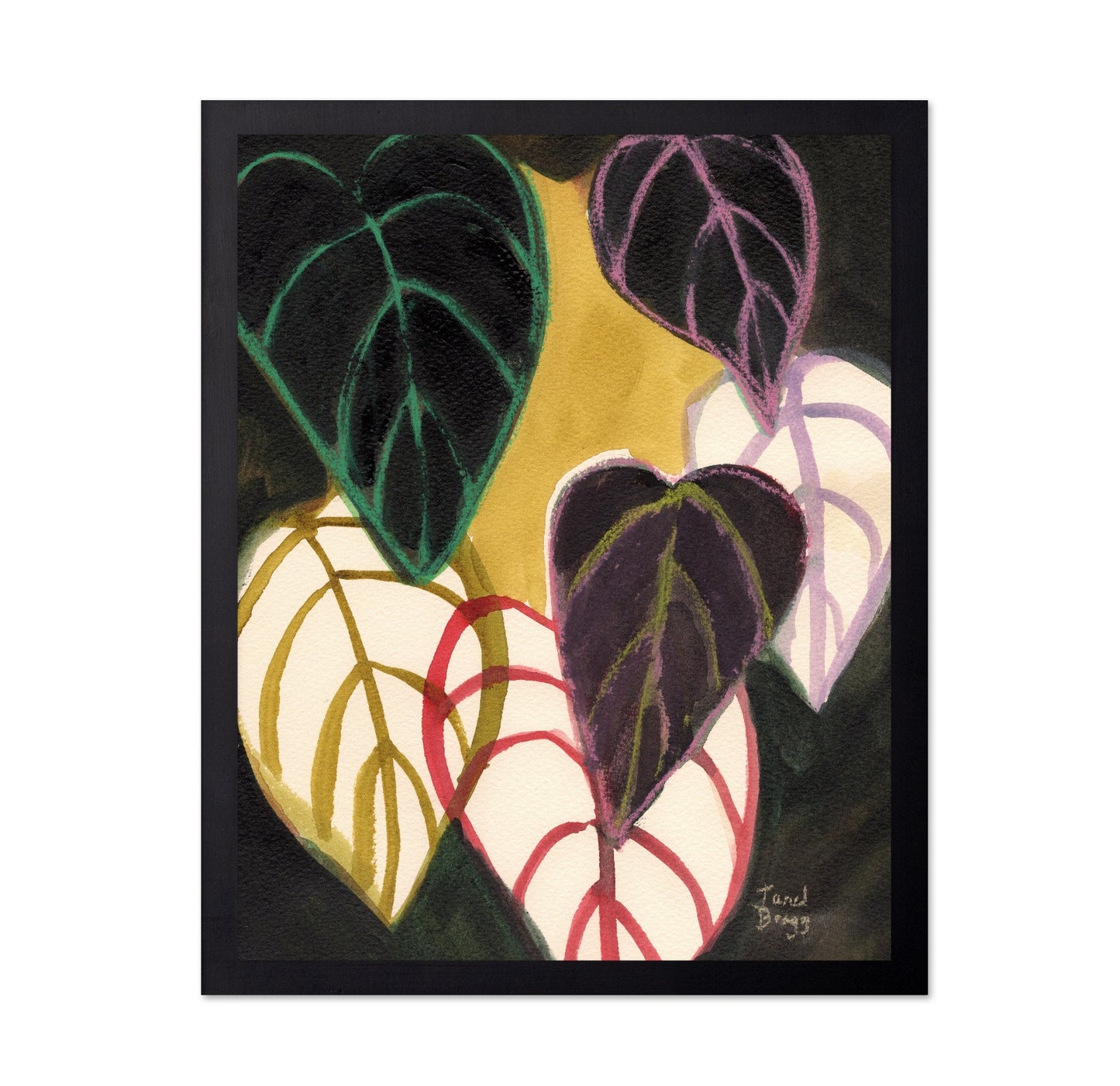 Chartreuse Leaf Study