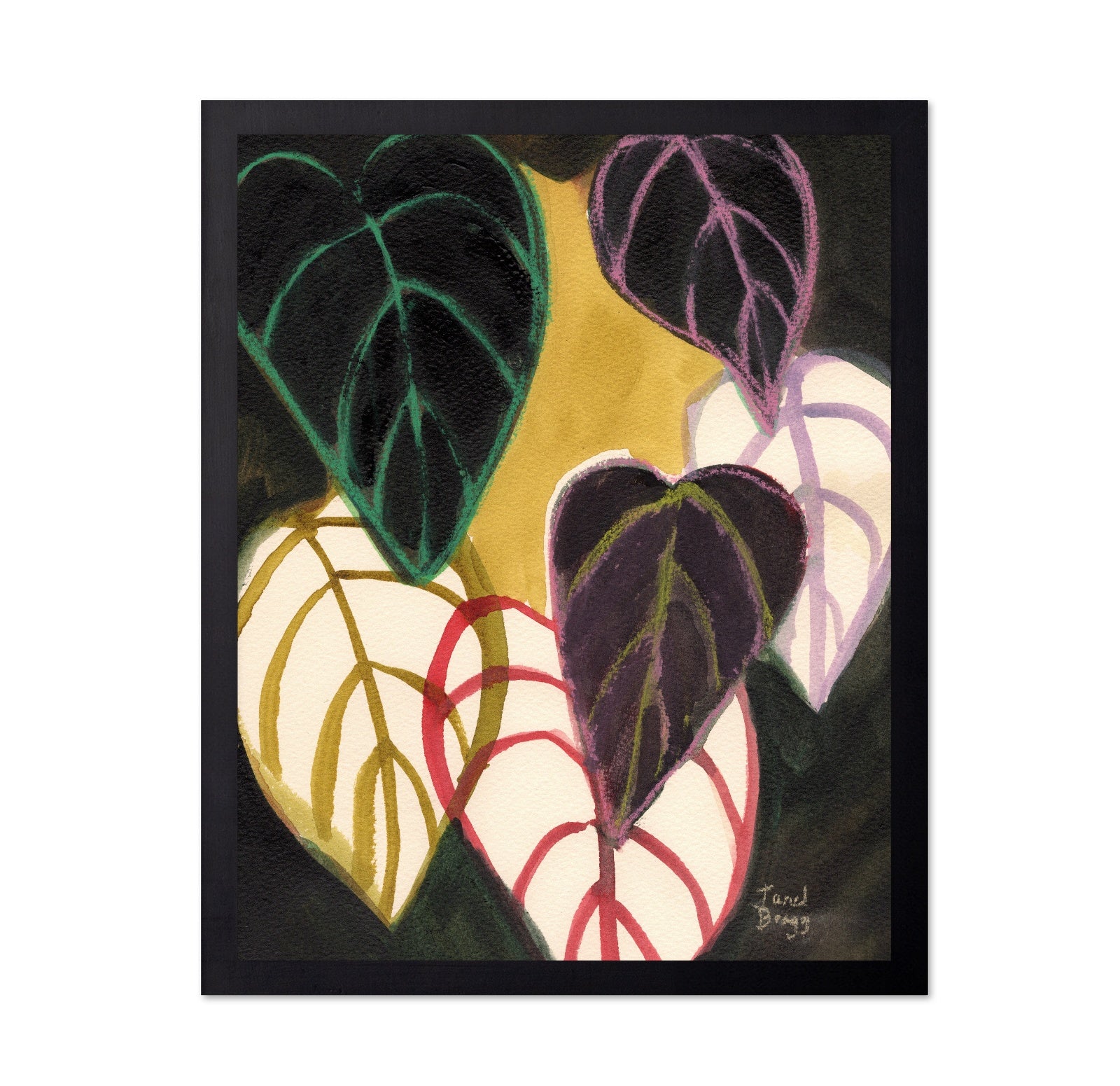 Chartreuse Leaf Study