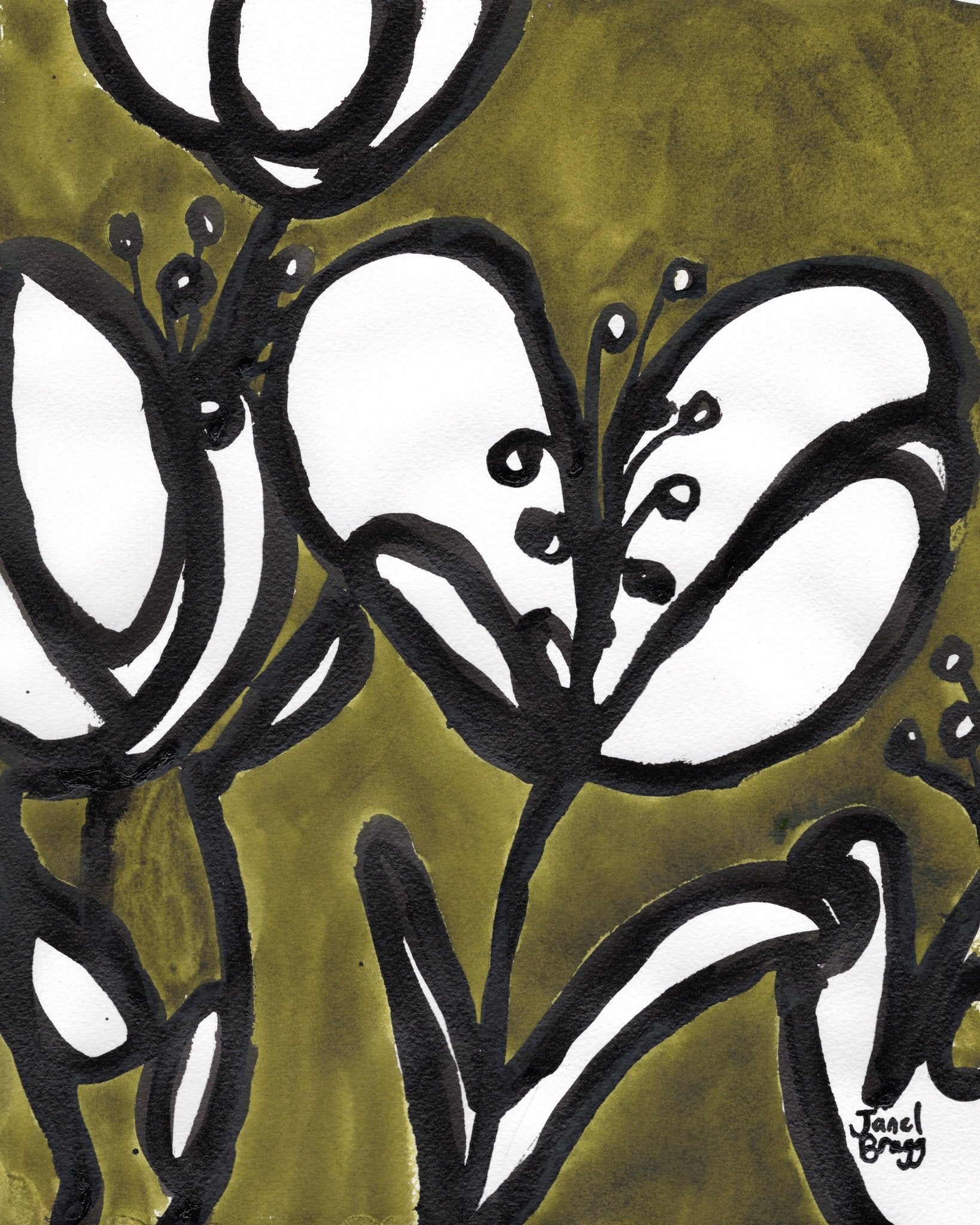 Tulips In Moss