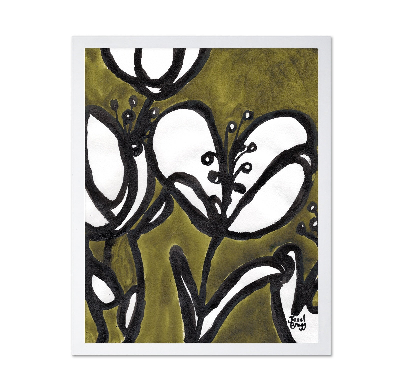 Tulips In Moss