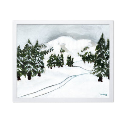 Snowy Ski Trail