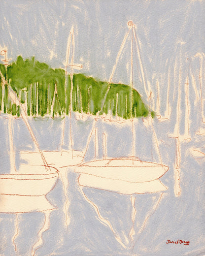 Harbor Sail Reflections