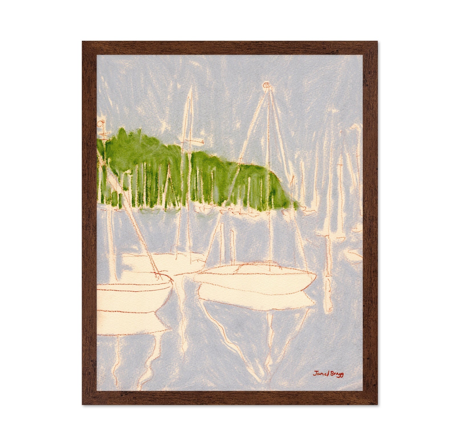 Harbor Sail Reflections