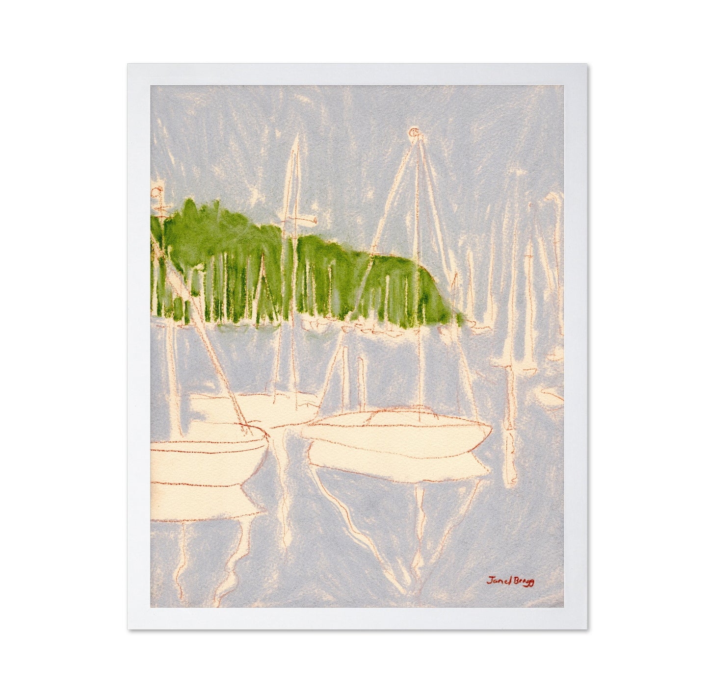 Harbor Sail Reflections