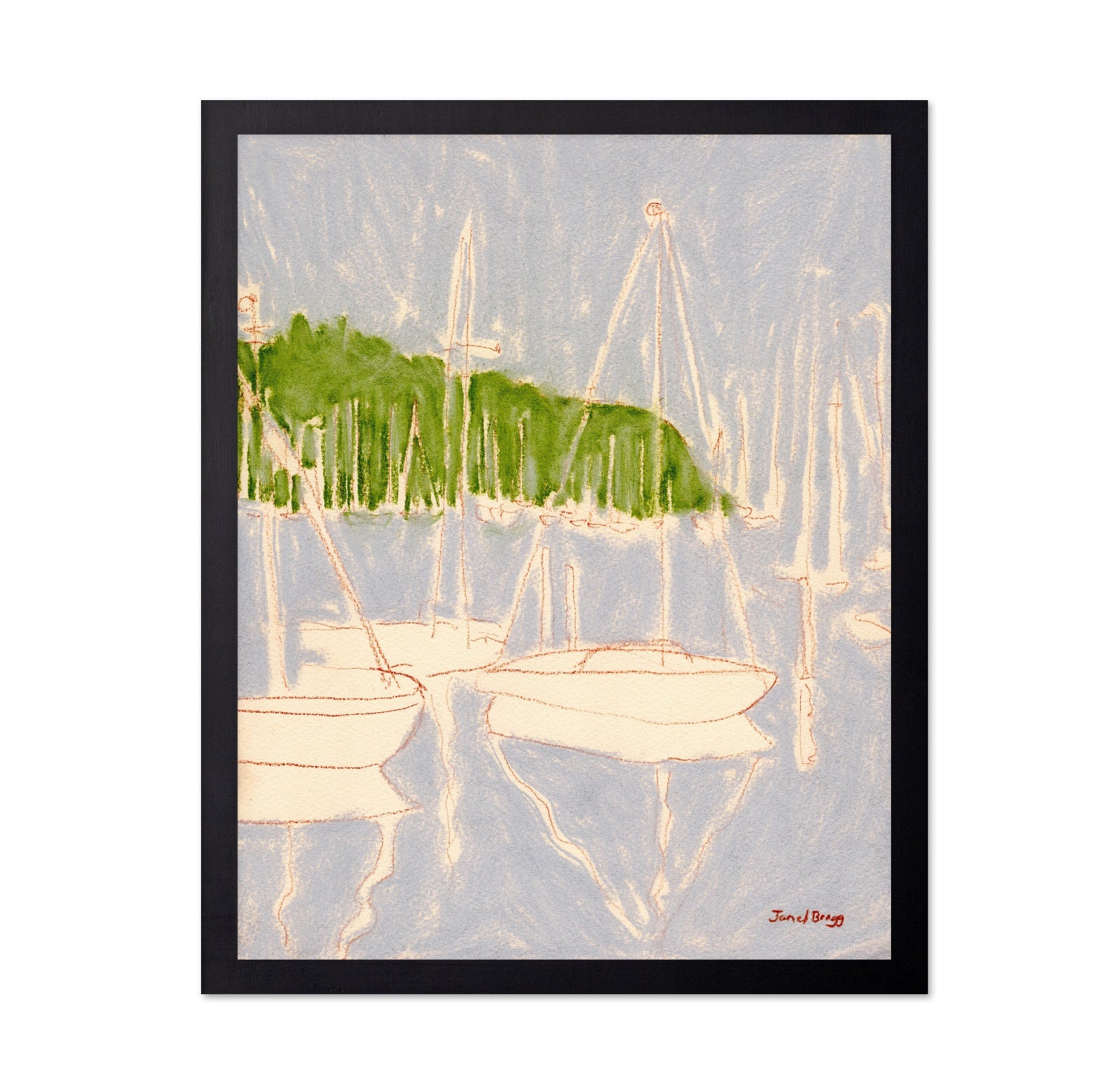 Harbor Sail Reflections