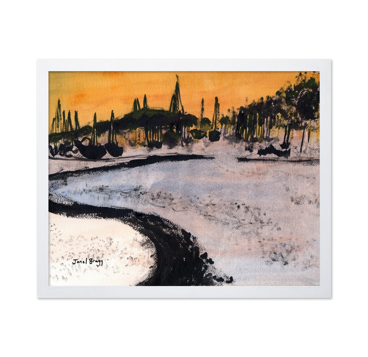 Ink Marina Sunset