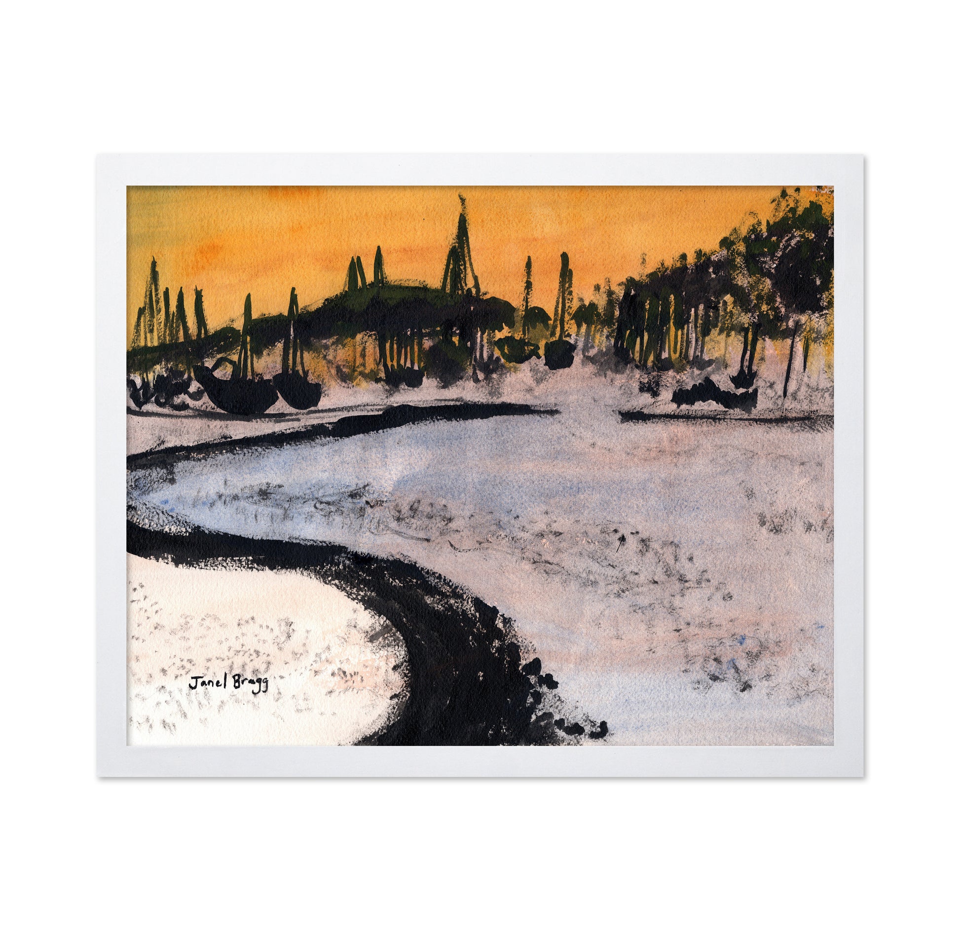Ink Marina Sunset