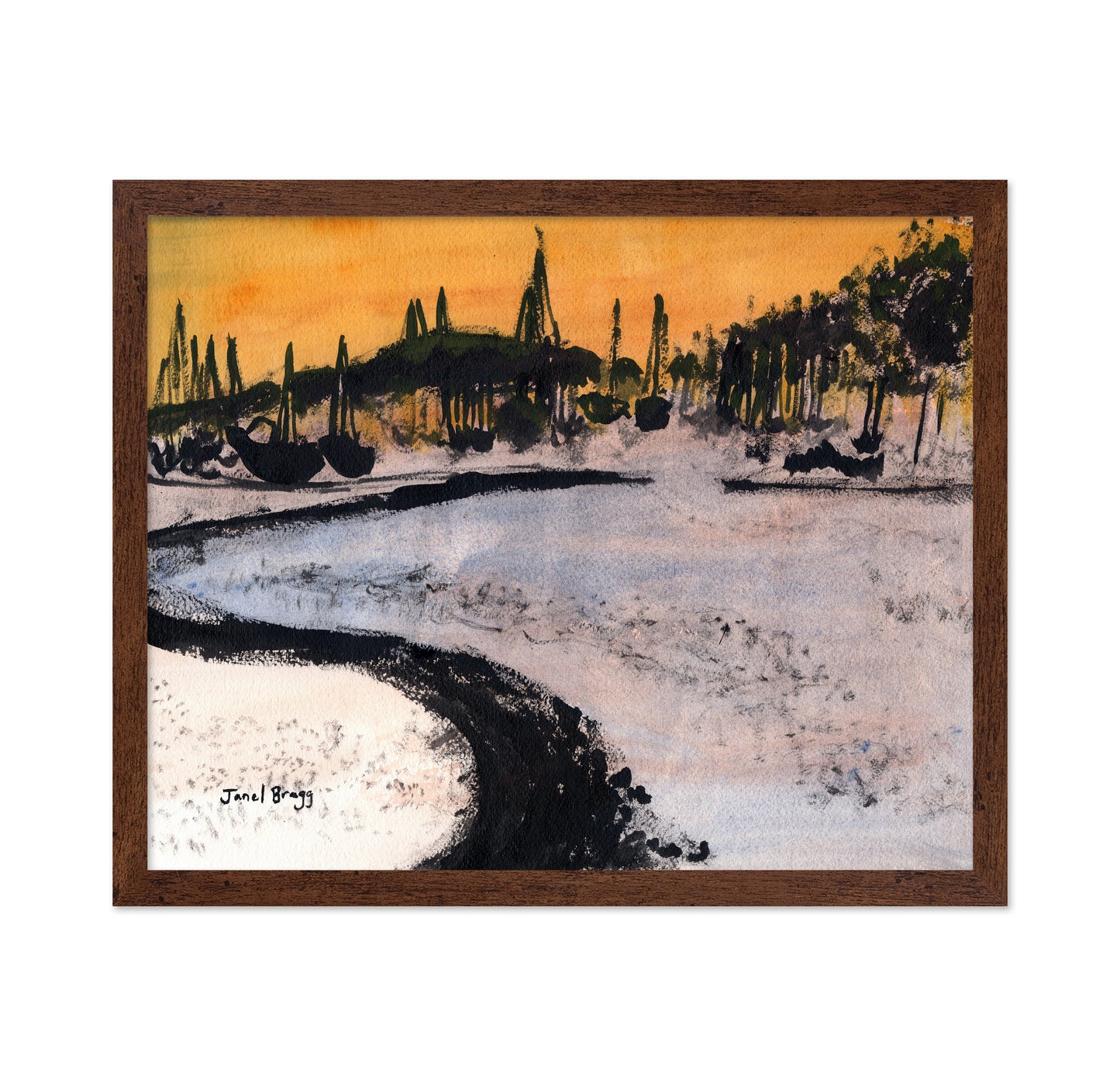 Ink Marina Sunset