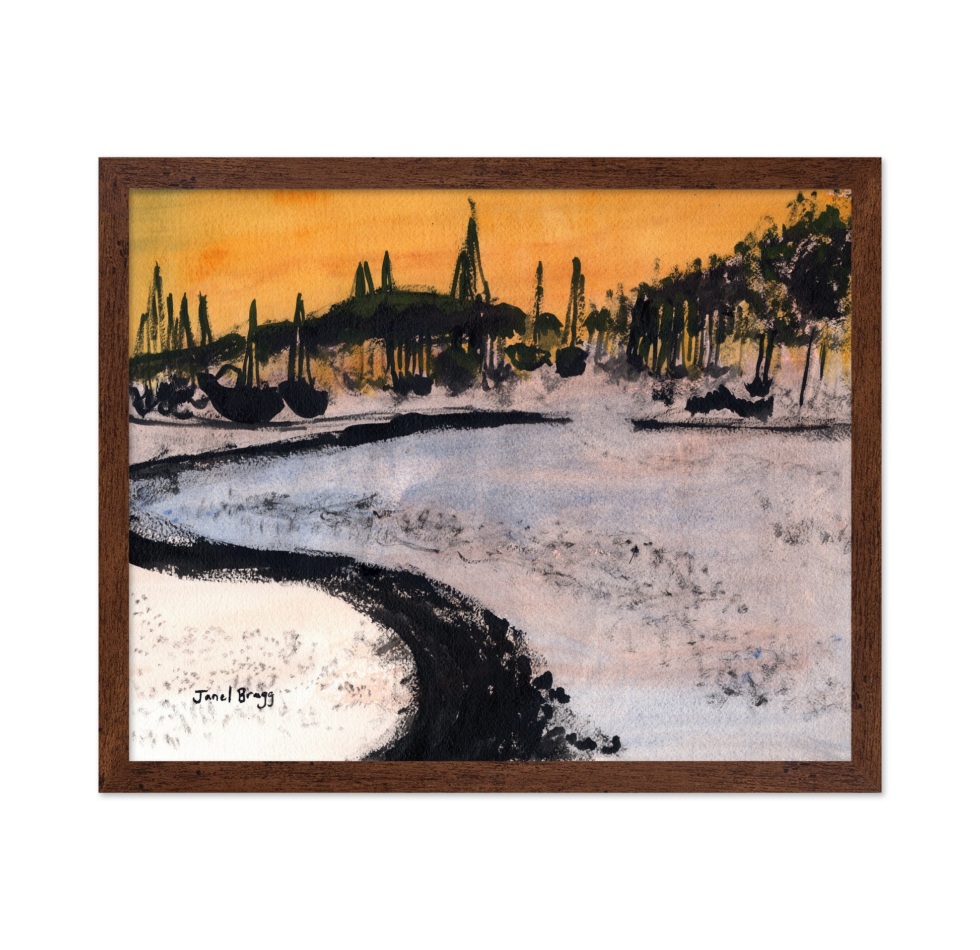 Ink Marina Sunset
