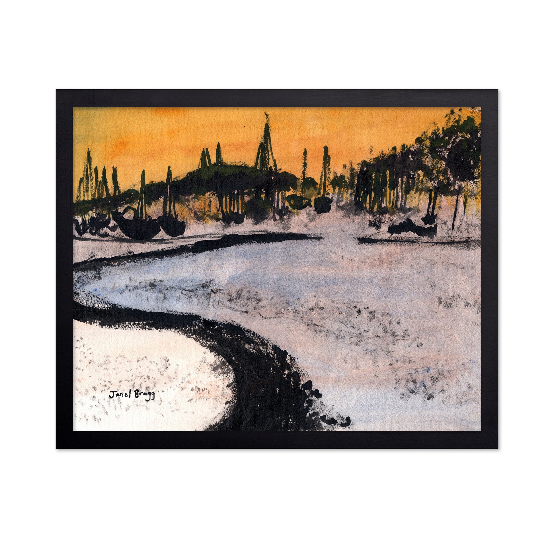 Ink Marina Sunset