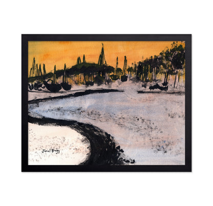 Ink Marina Sunset