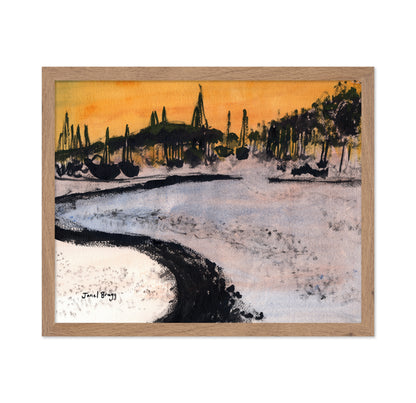 Ink Marina Sunset