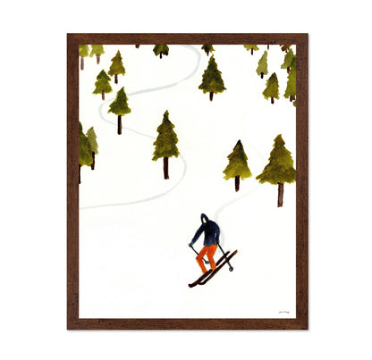 Lone Skier Run