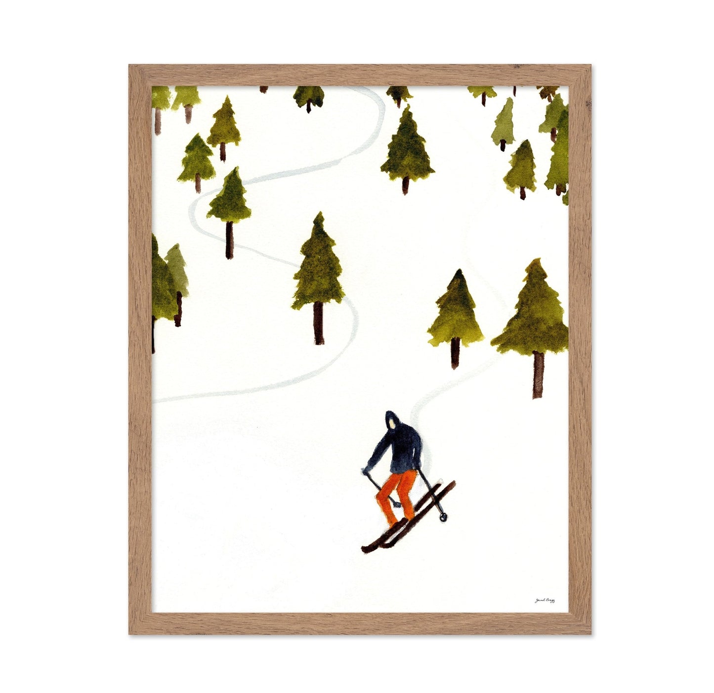 Lone Skier Run
