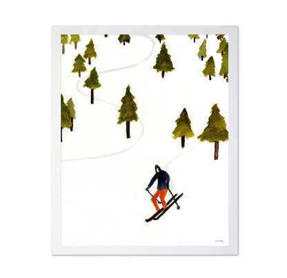 Lone Skier Run