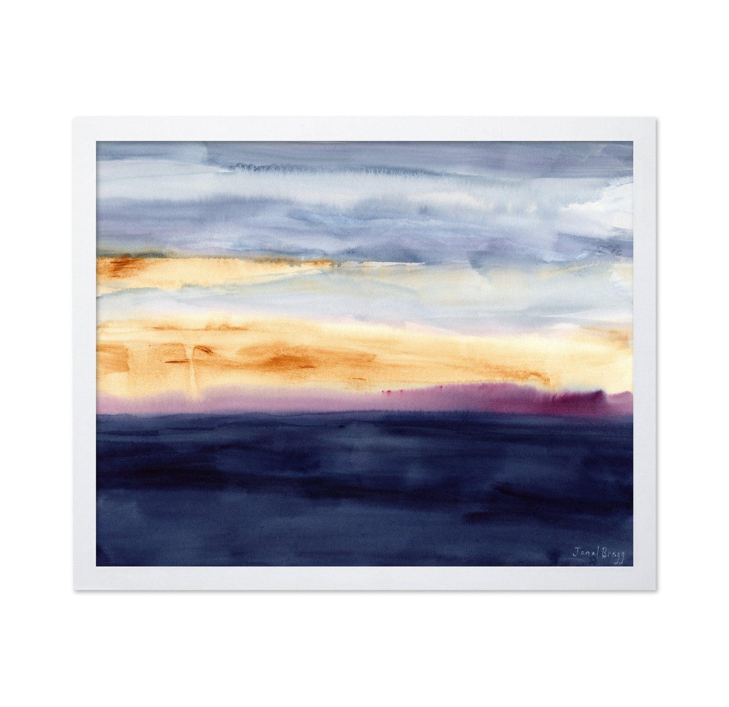 Normandy Channel Sunset