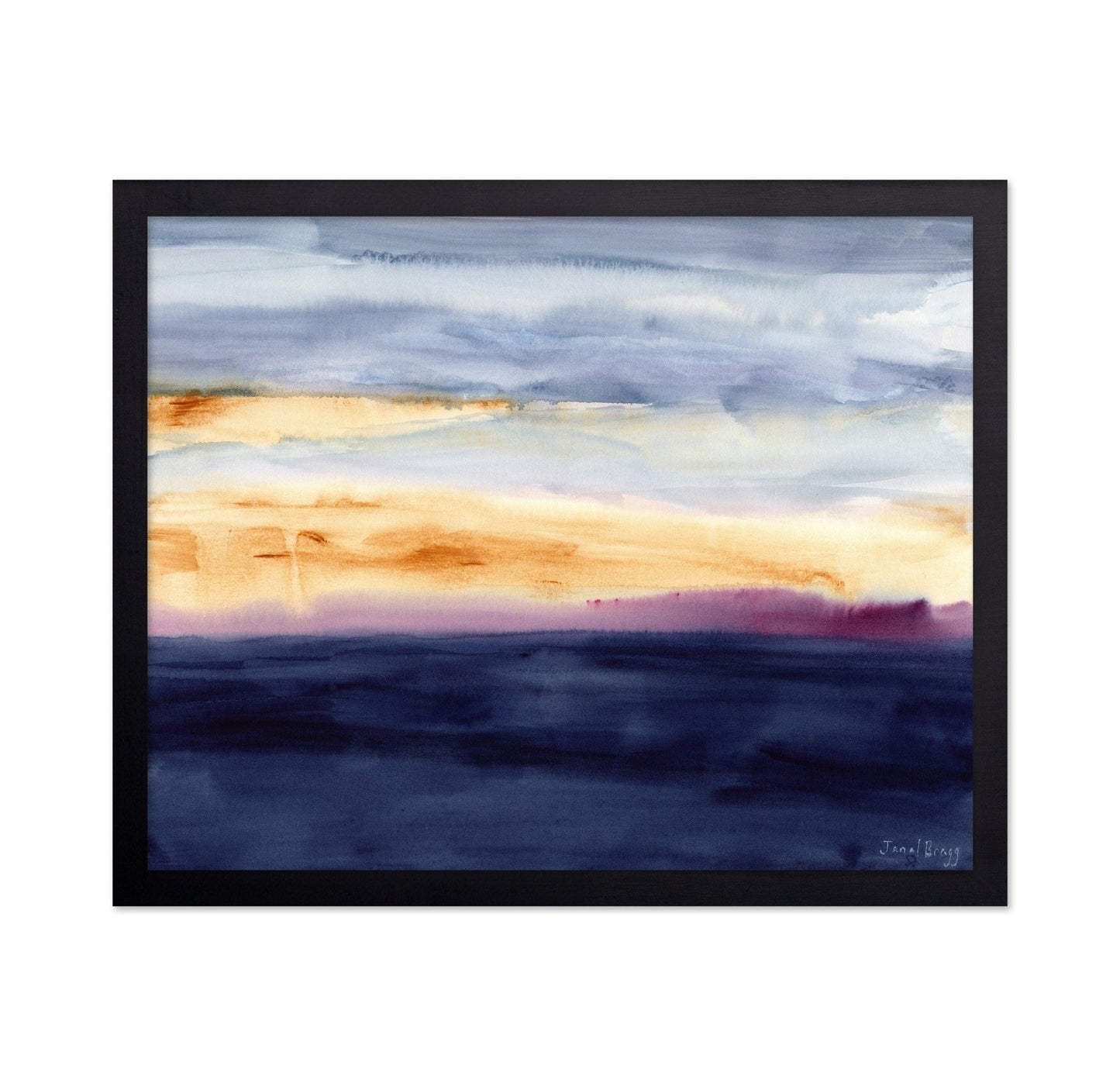 Normandy Channel Sunset