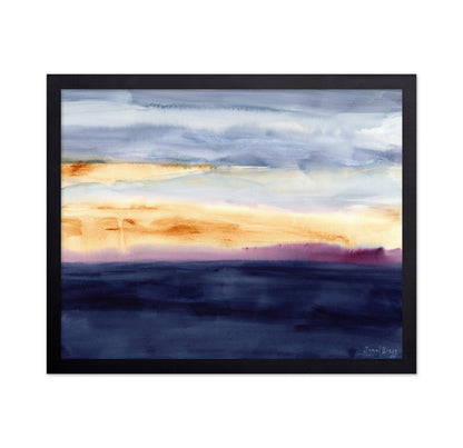 Normandy Channel Sunset
