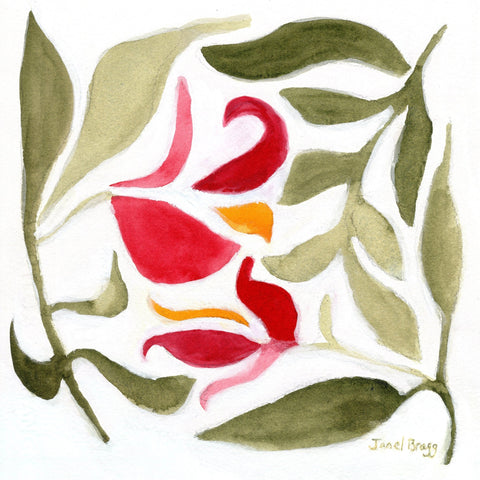 Pink Floral Composition