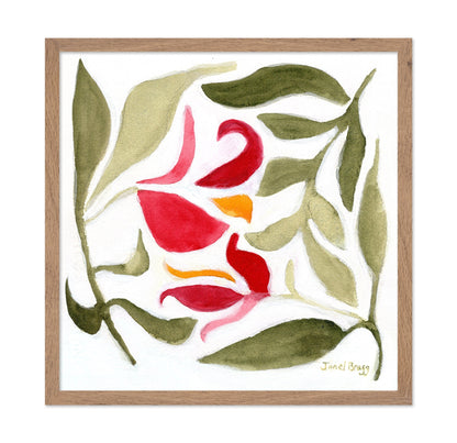 Pink Floral Composition