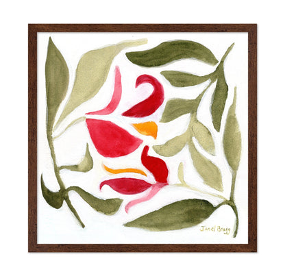 Pink Floral Composition