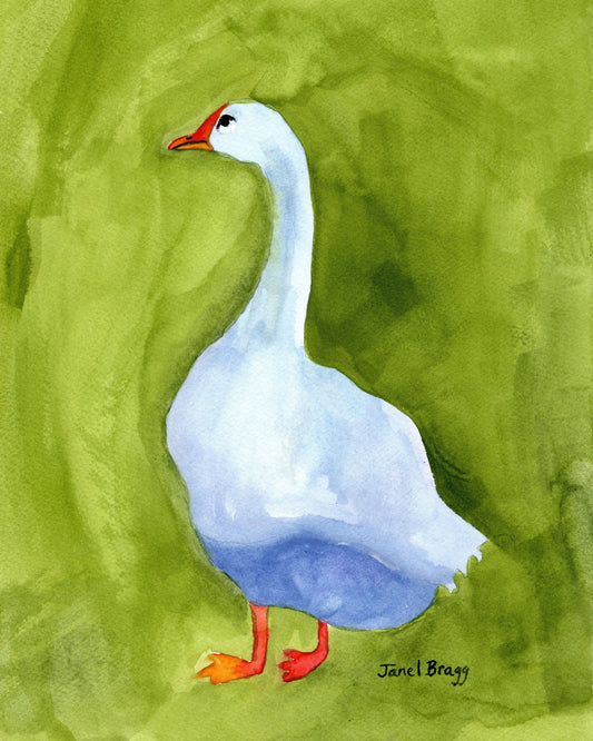 White Goose Portrait No1
