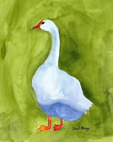 White Goose Portrait No1