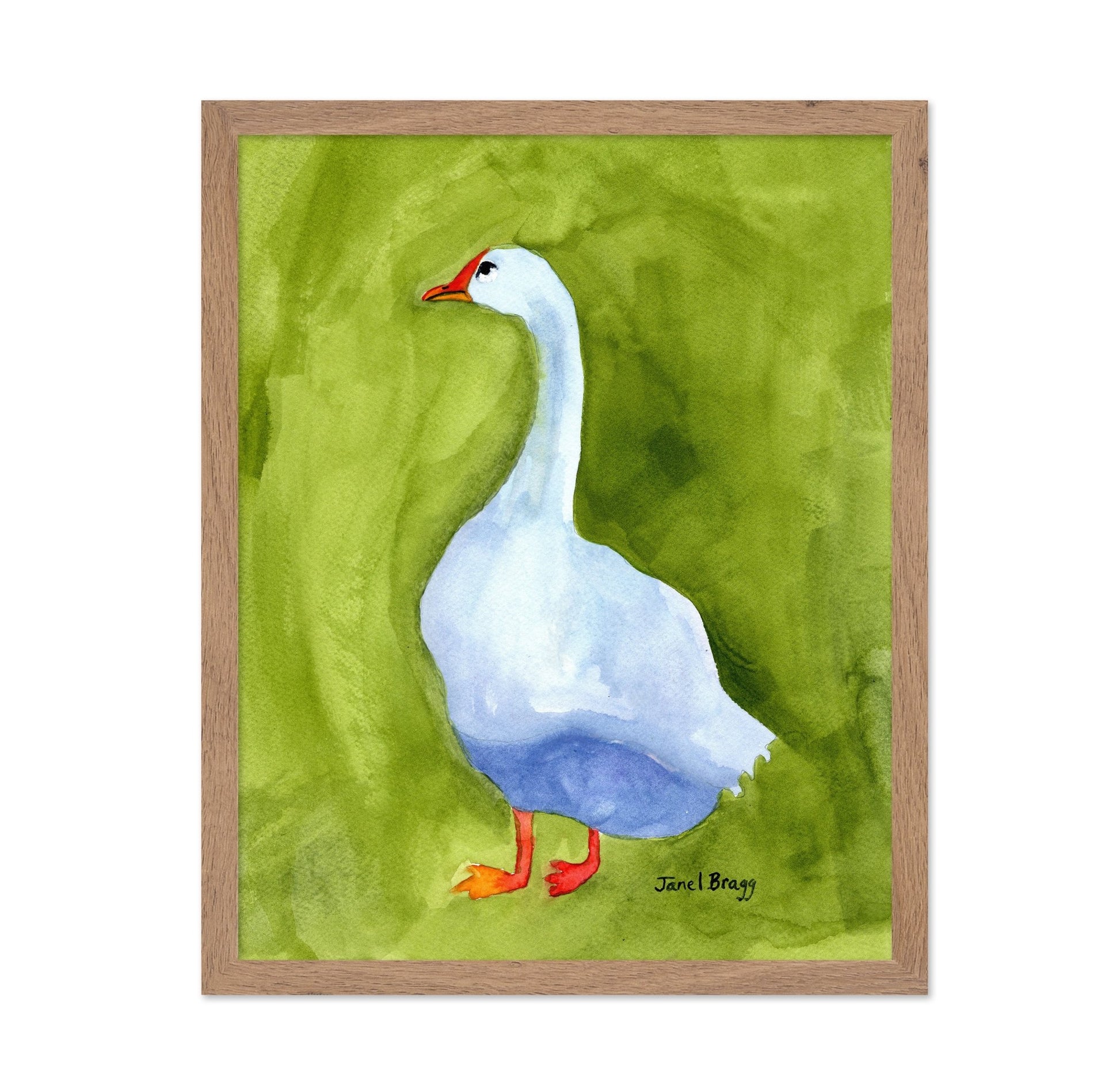 White Goose Portrait No1