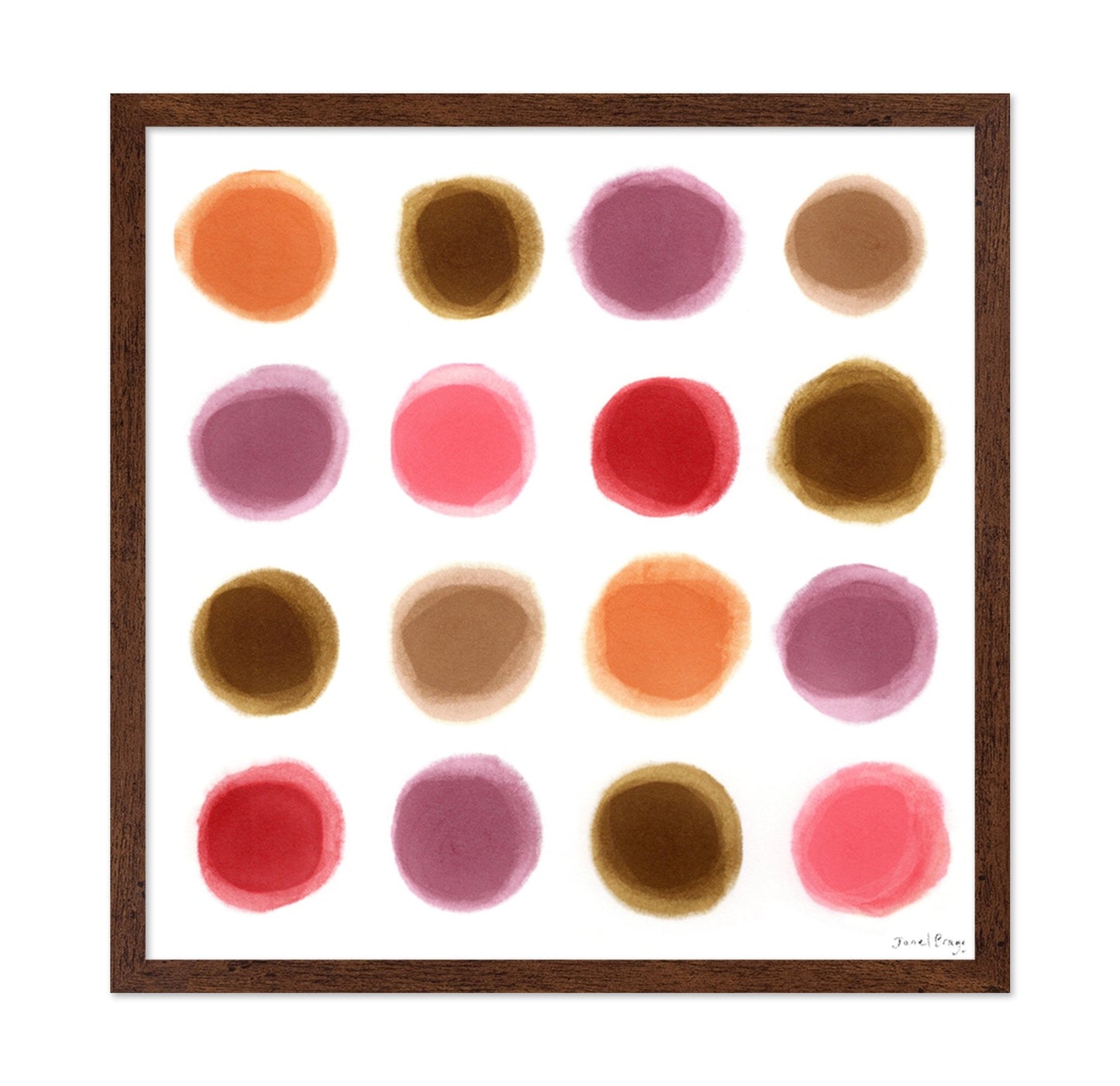 Colorful Watercolor Dots