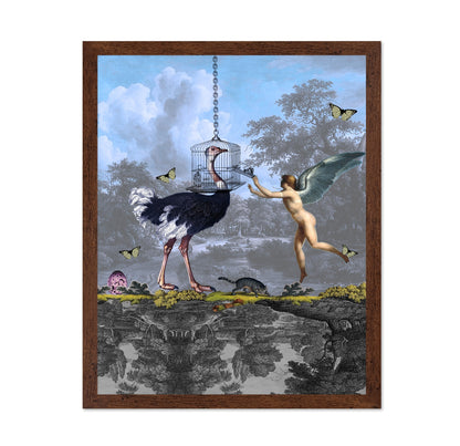 Caged Ostrich Fantasy