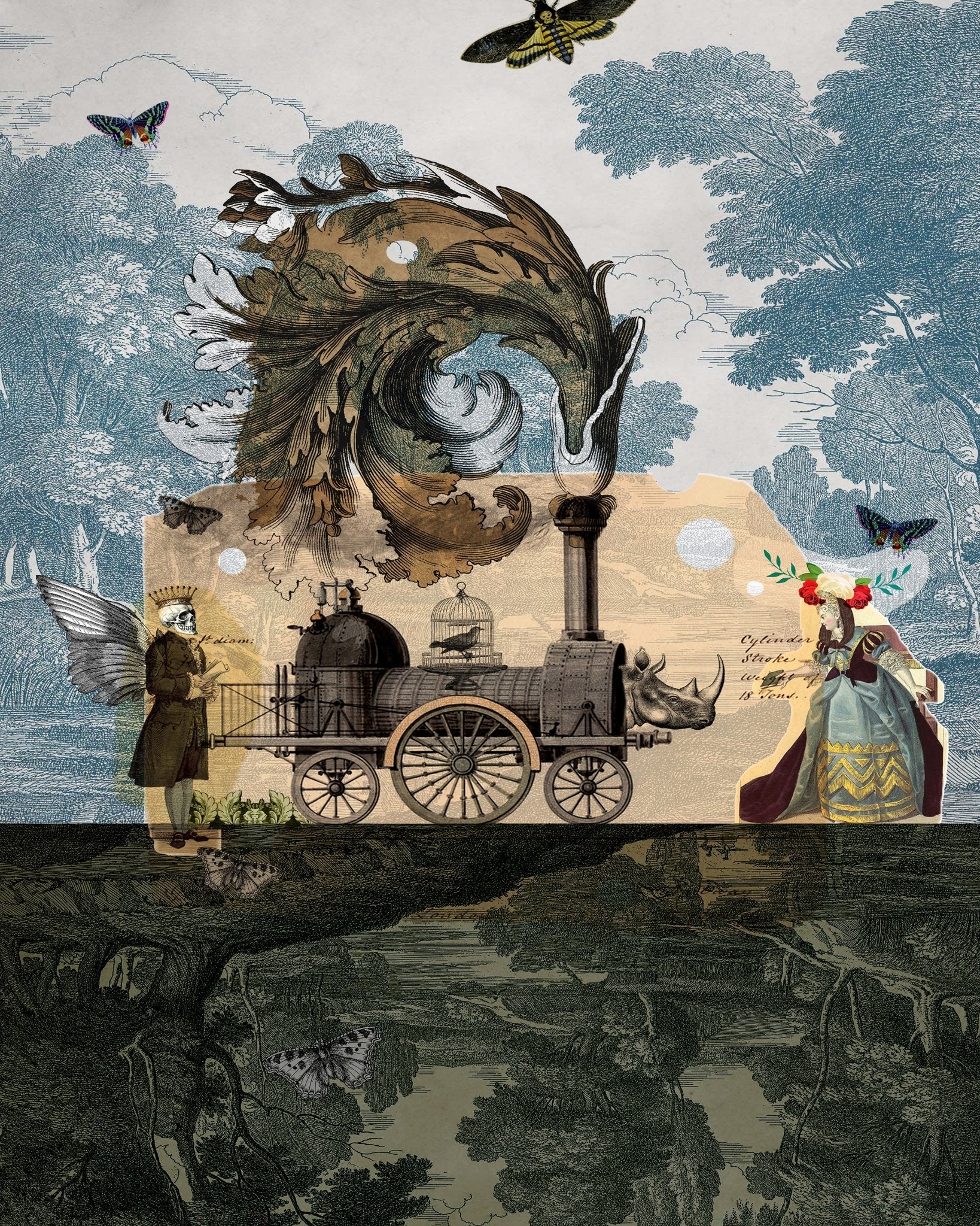 Surreal Steam Engine