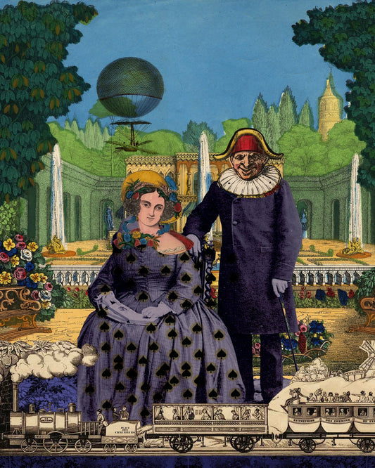 Vintage Garden Couple