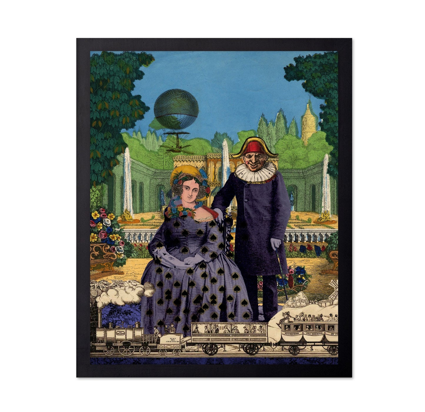Vintage Garden Couple