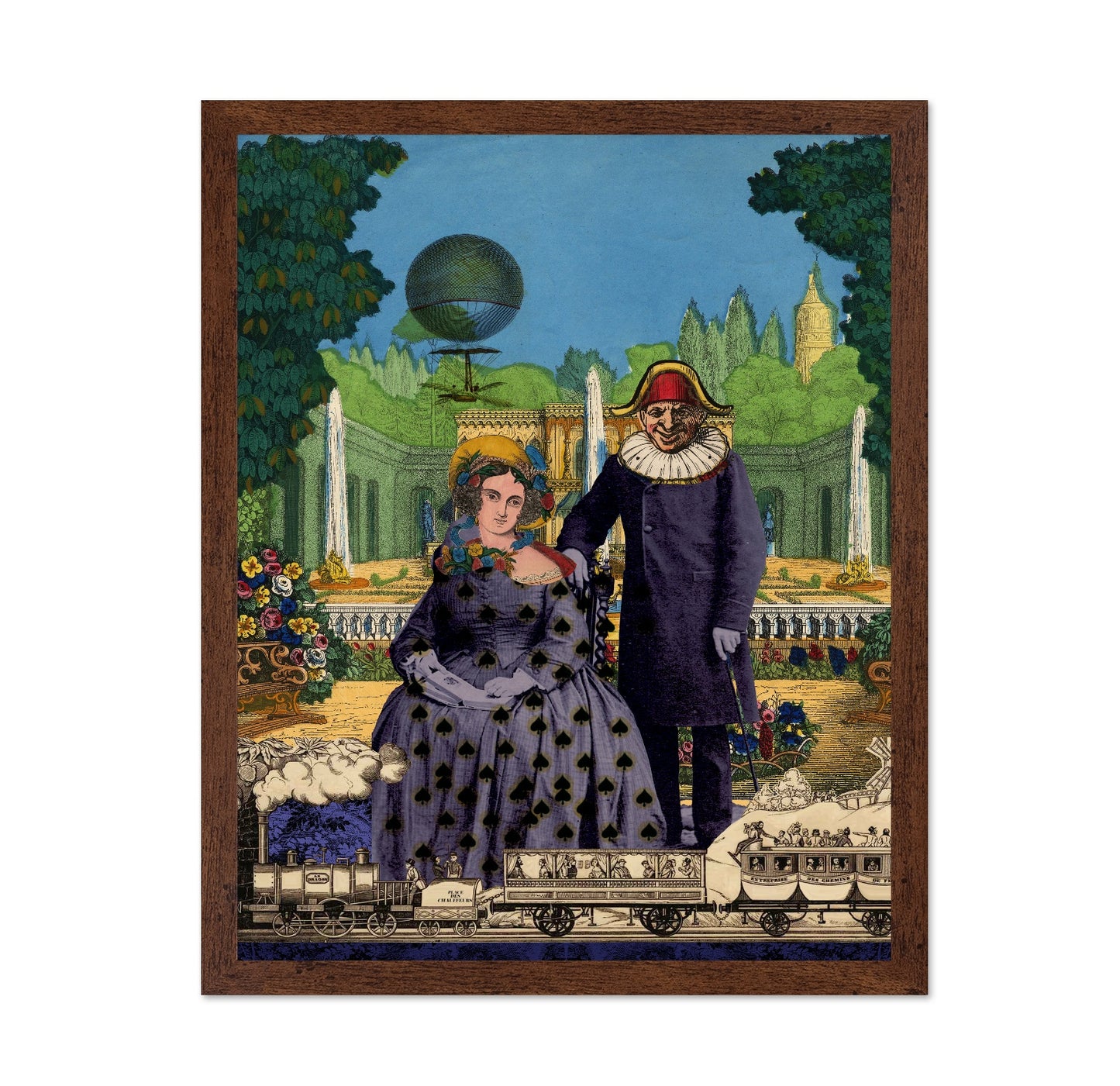 Vintage Garden Couple