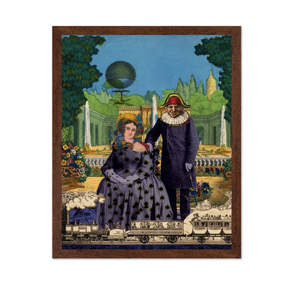 Vintage Garden Couple