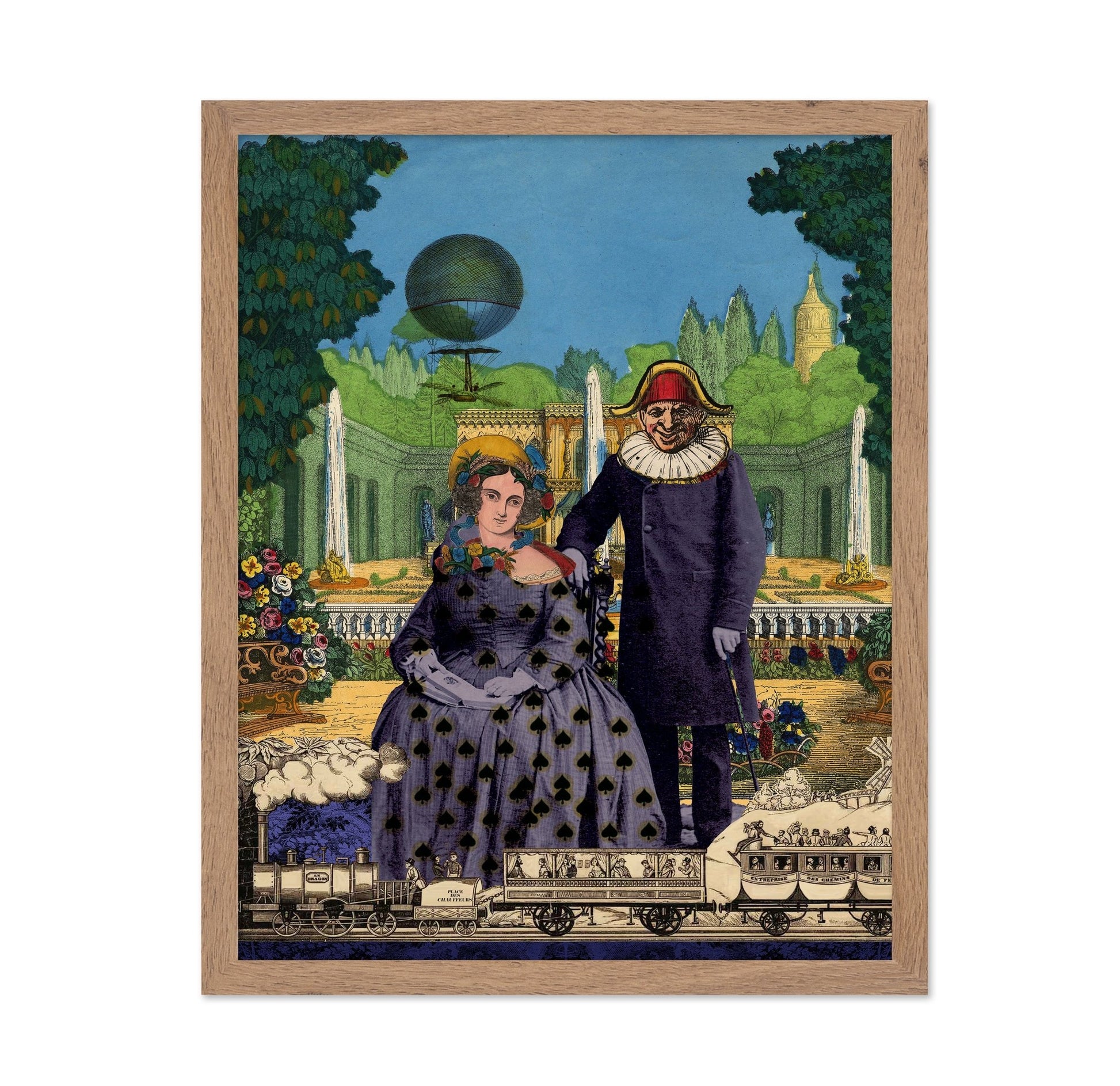 Vintage Garden Couple
